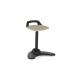 Spry Stool Black Frame Bespoke Colour Seat Quest Salt KCUP4261