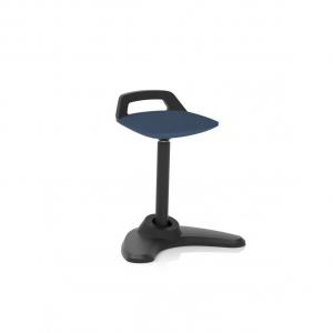 Spry Stool Black Frame Bespoke Colour Seat Quest Whelk KCUP4264