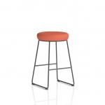 Turin Stool Black Frame Bespoke Colour Quest Crab Seat Pad KCUP4293
