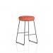 Turin Stool Black Frame Bespoke Colour Quest Crab Seat Pad KCUP4293