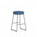 Turin Stool Black Frame Bespoke Colour Quest Limpet Seat Pad KCUP4295