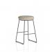 Turin Stool Black Frame Bespoke Colour Quest Salt Seat Pad KCUP4297