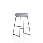Turin Stool Black Frame Bespoke Colour Quest Shell Seat Pad KCUP4298