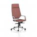 Xenon Executive White Shell High Back With Headrest Bespoke Colour Back And Seat Rivet Forge KCUP4301