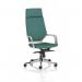 Xenon Executive White Shell High Back With Headrest Bespoke Colour Back And Seat Quest Kelp KCUP4306