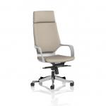 Xenon Executive White Shell High Back With Headrest Bespoke Colour Back And Seat Quest Salt KCUP4309
