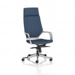 Xenon Executive White Shell High Back With Headrest Bespoke Colour Back And Seat Quest Whelk KCUP4312