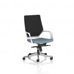 Xenon Executive White Shell Medium Back Bespoke Colour Seat Rivet Quench KCUP4327