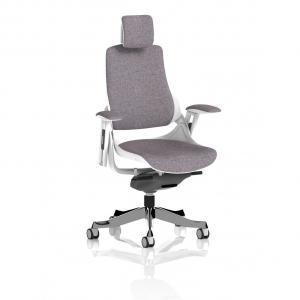 Zure White Shell With Headrest Bespoke Colour Back And Seat Rivet Fuse