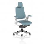 Zure White Shell With Headrest Bespoke Colour Back And Seat Rivet Quench KCUP4375