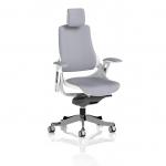 Zure White Shell With Headrest Bespoke Colour Back And Seat Quest Shell KCUP4382