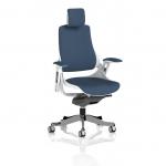 Zure White Shell With Headrest Bespoke Colour Back And Seat Quest Whelk KCUP4384