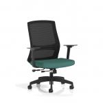 Ventra Mesh Back Task Operator Chair With Height Adjustable Arms Bespoke Colour Seat Quest Kelp KCUP4422
