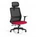 Ventra Mesh Back Task Operator Chair With Height Adjustable Arms With Headrest Bespoke Colour Seat Bergamot Cherry KCUP4429