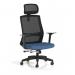 Ventra Mesh Back Task Operator Chair With Height Adjustable Arms With Headrest Bespoke Colour Seat Quest Limpet KCUP4443