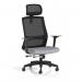 Ventra Mesh Back Task Operator Chair With Height Adjustable Arms With Headrest Bespoke Colour Seat Quest Shell KCUP4446