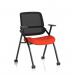 Capra Mesh Back Folding Training Chair Bespoke Colour Seat Tabasco Orange KCUP4455