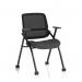 Capra Mesh Back Folding Training Chair Bespoke Colour Seat Quest Mussel KCUP4464