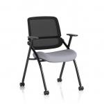 Capra Mesh Back Folding Training Chair Bespoke Colour Seat Quest Shell KCUP4466