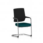 Vero Airmesh Back Cantilever Chair Bespoke Colour Seat Maringa Teal KCUP4523