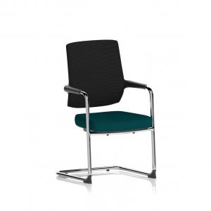 Vero Airmesh Back Cantilever Chair Bespoke Colour Seat Maringa Teal