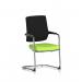 Vero Airmesh Back Cantilever Chair Bespoke Colour Seat Myrrh Green KCUP4524