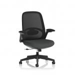 Crew 2 Task Operator Mesh Back Chair With Folding Arms Bespoke Colour Seat Quest Mussel KCUP4556