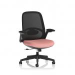 Crew 2 Task Operator Mesh Back Chair With Folding Arms Bespoke Colour Seat Quest Shrimp KCUP4559