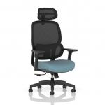 Rowan Mesh Back Chair Bespoke Colour Seat Rivet Quench KCUP4571