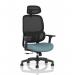 Rowan Mesh Back Chair Bespoke Colour Seat Rivet Quench KCUP4571