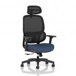 Rowan Mesh Back Chair Bespoke Colour Seat Quest Whelk KCUP4580