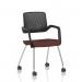 Cosmo Training Chair Black Frame Bespoke Colour Seat Rivet Forge KCUP4653