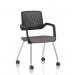 Cosmo Training Chair Black Frame Bespoke Colour Seat Rivet Fuse KCUP4654