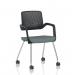 Cosmo Training Chair Black Frame Bespoke Colour Seat Rivet Tensile KCUP4656