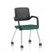Cosmo Training Chair Black Frame Bespoke Colour Seat Quest Kelp KCUP4658