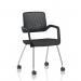 Cosmo Training Chair Black Frame Bespoke Colour Seat Quest Mussel KCUP4660