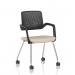Cosmo Training Chair Black Frame Bespoke Colour Seat Quest Salt KCUP4661