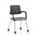 Cosmo Training Chair Black Frame Bespoke Colour Seat Quest Shell KCUP4662