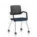 Cosmo Training Chair Black Frame Bespoke Colour Seat Quest Whelk KCUP4664