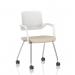 Cosmo Training Chair White Frame Bespoke Colour Seat Quest Salt KCUP4681