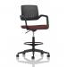 Cosmo Hi Rise Chair Black Frame Bespoke Colour Seat Rivet Forge KCUP4693