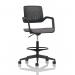 Cosmo Hi Rise Chair Black Frame Bespoke Colour Seat Rivet Fuse KCUP4694