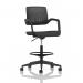 Cosmo Hi Rise Chair Black Frame Bespoke Colour Seat Quest Mussel KCUP4700