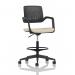 Cosmo Hi Rise Chair Black Frame Bespoke Colour Seat Quest Salt KCUP4701