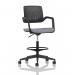 Cosmo Hi Rise Chair Black Frame Bespoke Colour Seat Quest Shell KCUP4702
