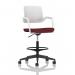 Cosmo Hi Rise Chair White Frame Bespoke Colour Seat Ginseng Chilli KCUP4706