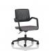 Cosmo Task Operator Chair Black Frame Bespoke Colour Seat Rivet Fuse KCUP4734