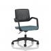 Cosmo Task Operator Chair Black Frame Bespoke Colour Seat Rivet Quench KCUP4735