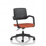Cosmo Task Operator Chair Black Frame Bespoke Colour Seat Quest Crab KCUP4737