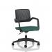 Cosmo Task Operator Chair Black Frame Bespoke Colour Seat Quest Kelp KCUP4738